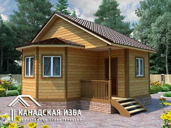 Дом Проект недорогой бани под ключ <span></span> "Сандуны" 6 на 7.5