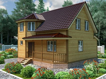 Дом <span></span> "Речной 2" 8.5 на 9